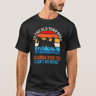 Camiseta Vou levar meu Cavaleiro Retro Vintage Engraçado