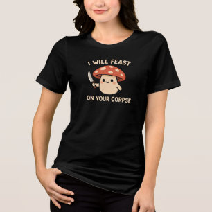 Camiseta Vou Me Banquetear do Seu Cadáver Humor Negro Diver