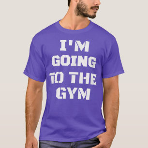 Camiseta Vou para a Perda de Peso do Eercise Gym 