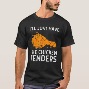 Camiseta Vou Pedir Só Os Tenders De Frango  1