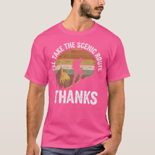 Camiseta Vou Pegar Obrigados Cênicos De Rota A Caminhar Par