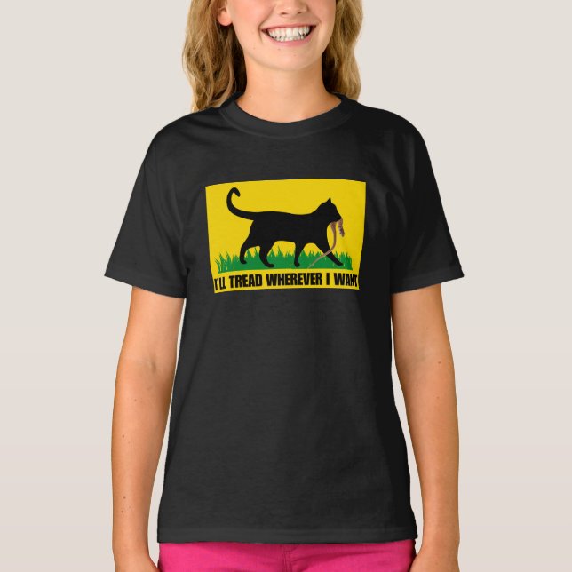 Camiseta Vou pisar onde eu quiser (Frente)