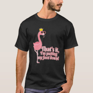 Camiseta Vou Pôr Meu Pé No Flamingo