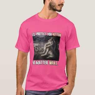 Camiseta Vou Protegê-Lo do Lobo Alfa Alfa Engraçado