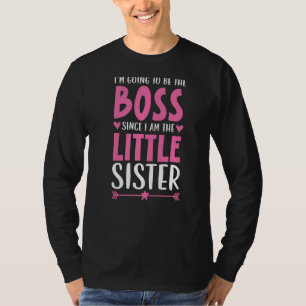 Camiseta Vou ser o chefe, já que sou o pequeno sis
