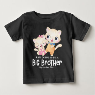 Camiseta Vou Ser Um Grande Anúncio De Bebê Irmão