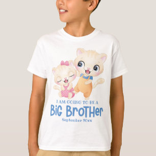 Camiseta Vou Ser Um Grande Anúncio De Bebê Irmão