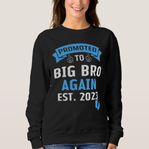 Camiseta Vou ser um grande irmão de novo 2023.