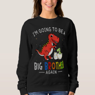 Camiseta Vou Ser Um Grande Irmão De Novo Dinossauro 2023