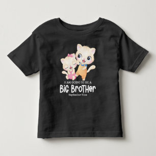 Camiseta Vou Ser Um Irmão Mais Velho Anúncio de Bebê