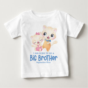 Camiseta Vou Ser Um Irmão Mais Velho Anúncio de Bebê