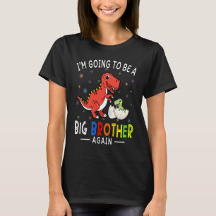 Camiseta Vou Ser Um Irmão Mais Velho Novamente 2023 Dinossa