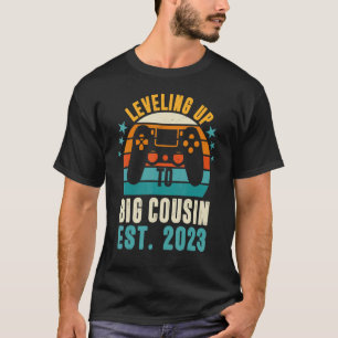 Camiseta Vou ser um primo grande em 2023 nivelado por C