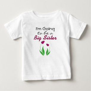 Camiseta Vou ser um vestido de anúncio de Irmã Mais Velha