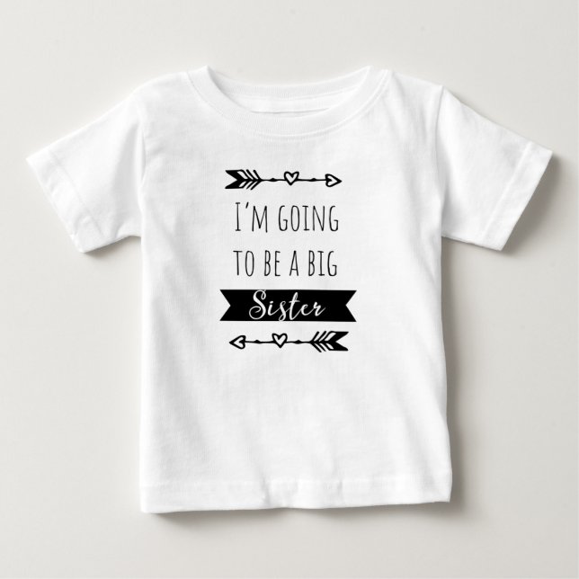 Camiseta Vou ser uma irmã mais velha (Frente)