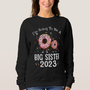 Camiseta Vou Ser Uma Irmã Mais Velha 2023 Donut Promovido N