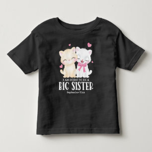 Camiseta Vou Ser Uma Irmã Mais Velha Anúncio de Bebê