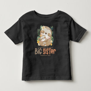 Camiseta Vou Ser Uma Irmã Mais Velha Preguiça Anúncio
