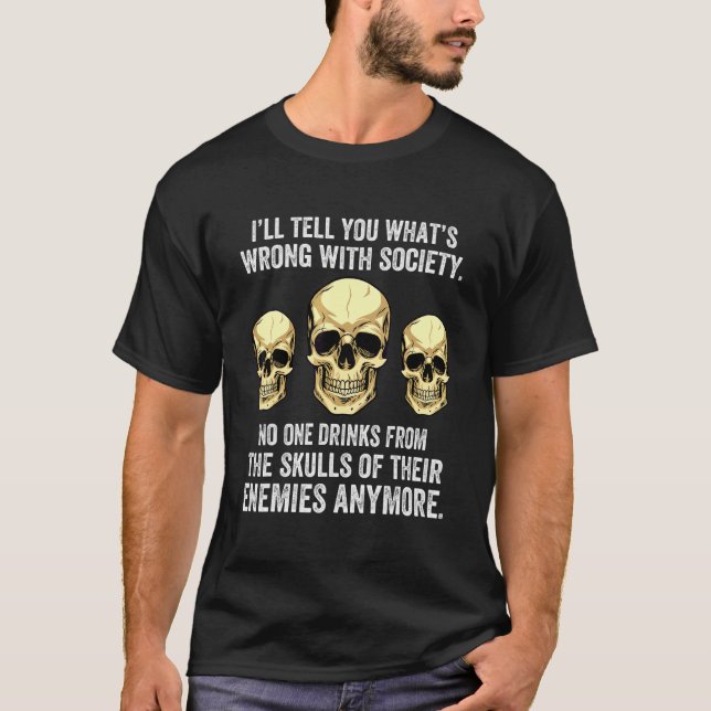 Camiseta Vou te dizer o que há de errado com a Sociedade Ni (Frente)