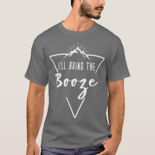 Camiseta Vou Trazer O Booze - Camp Bridesmaid Noiva De Cabi
