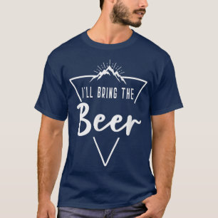Camiseta Vou Trazer O Camp Da Cabina De Cerveja Bridesmaid 