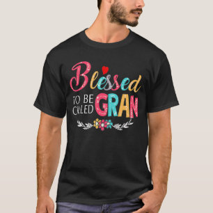 Camiseta Vovó abençoada por ser chamada de arte Gran Colori
