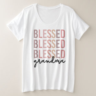 Camiseta Vovó Abençoada   Presentes para a Vovó