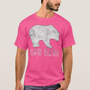 Camiseta Vovô Adorável Urso Grizzly Correspondência Com Fam