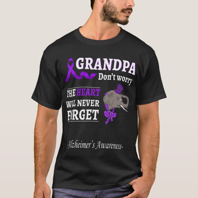 Camiseta Vovô Alzheimer Aconselhar Elefant (Frente)