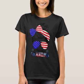 Camiseta Vovó Americana Mensageiro Correspondente Família 4