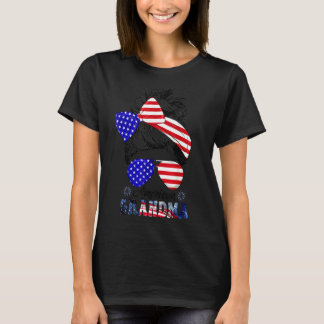 Camiseta Vovó Americana Mensageiro Correspondente Família 4