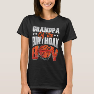 Camiseta Vovô, aniversário da Boy Family Baller b-da
