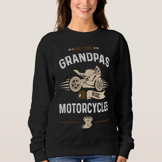 Camiseta Vovô Apenas Motor Legal De Motocicletas (Frente)