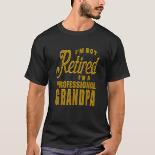 Camiseta Vovô aposentado sou profissional aposentado