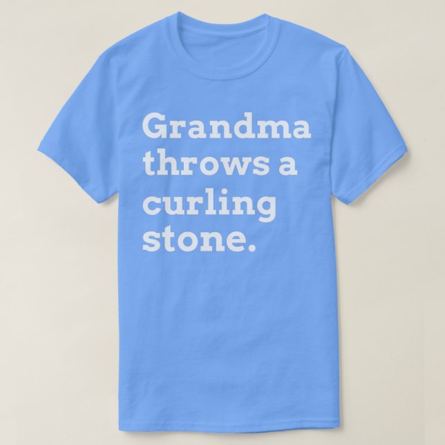 Camiseta Vovó atira pedra de cotovelo (Frente do Design)