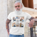 Camiseta Vovô Avô Colagem de Fotos<br><div class="desc">Celebrar o amor do papai com a camiseta "Papa Avô Vovô Colagem de Fotos". Esta árvore personalizada apresenta uma colagem de fotos queridas capturando momentos especiais com seus netos. Produzido a partir de tecido macio e durável, ele oferece conforto e estilo. O design personalizado e o impressão vibrante fazem dele...</div>