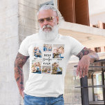 Camiseta Vovô Avô, netos, Colagem de Fotos<br><div class="desc">Celebre o amor do vovô com a camiseta "Vovô Vovô Vovô, Colagem de Fotos". Esta árvore personalizada apresenta uma colagem de fotos valiosas capturando momentos especiais com seus netos. Criado a partir de tecido macio e durável, ele oferece conforto e estilo. O design personalizado e o impressão vibrante fazem dele...</div>