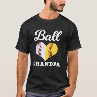 Camiseta Vovô Ball Baseball Sofball USA Vovô desportivo Vov