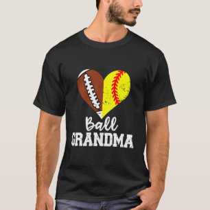 Camiseta Vovó Ball Funny Futebol Softball Vovó