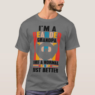 Camiseta Vovô barbudo como um melhor normal
