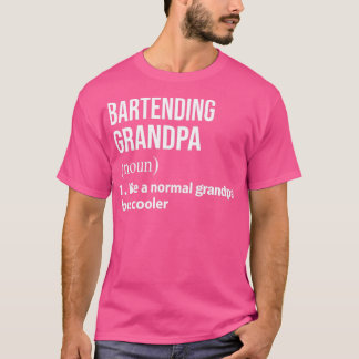 Camiseta Vovô bartenista como um vovô normal, mas bobo