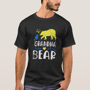 Camiseta Vovó Bear Family Correspondendo Síndrome de Awar