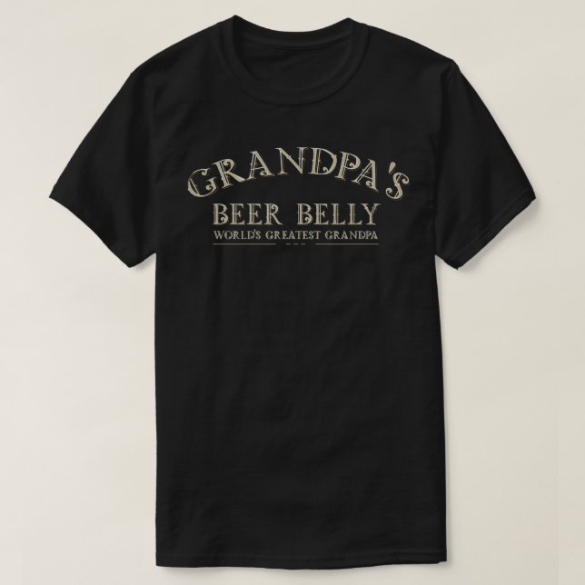 Camiseta Vovô Beer Belly 1 (Frente do Design)