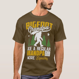 Camiseta Vovô Bigfoot Como um vovô normal, mas muito Squ