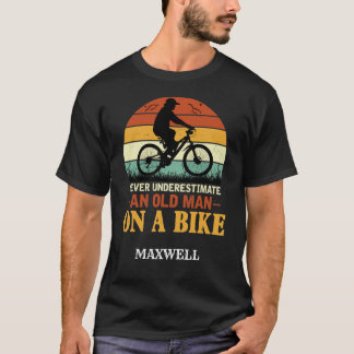 Camiseta Vovô Bike Rider Engraçado