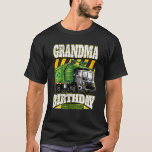 Camiseta Vovó Birthday Crew Garbage Trucks