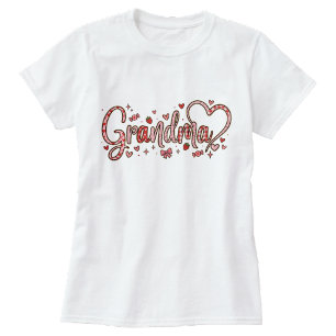Camiseta Vovó bonita, caprichosa e calorosa