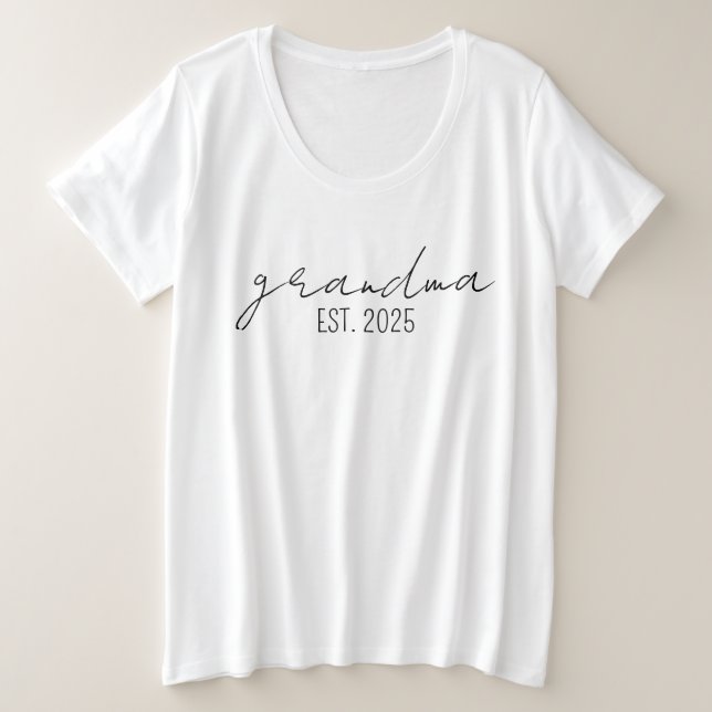 Camiseta Vovó Camisa, Presente de Dia de as mães, Presente  (Frente do Design)