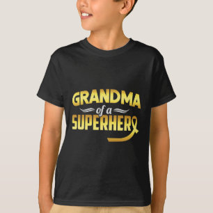 Camiseta Vovó Cancer De Infância De Uma Costela Da Família 