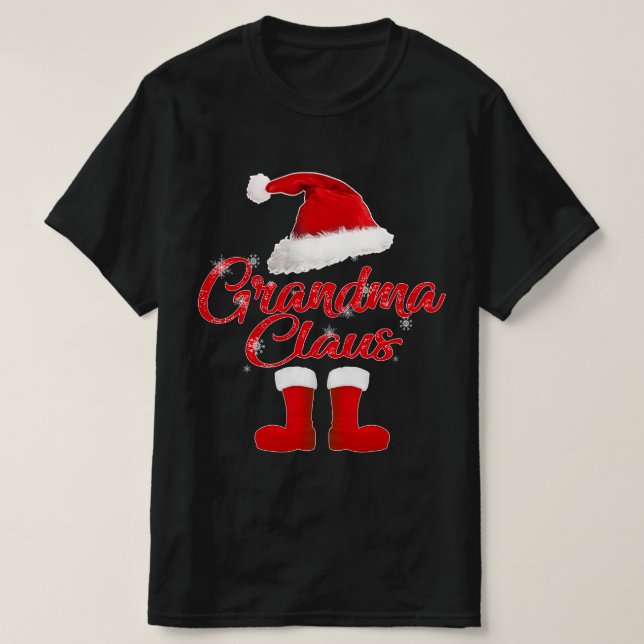 Camiseta vovó claus (Frente do Design)
